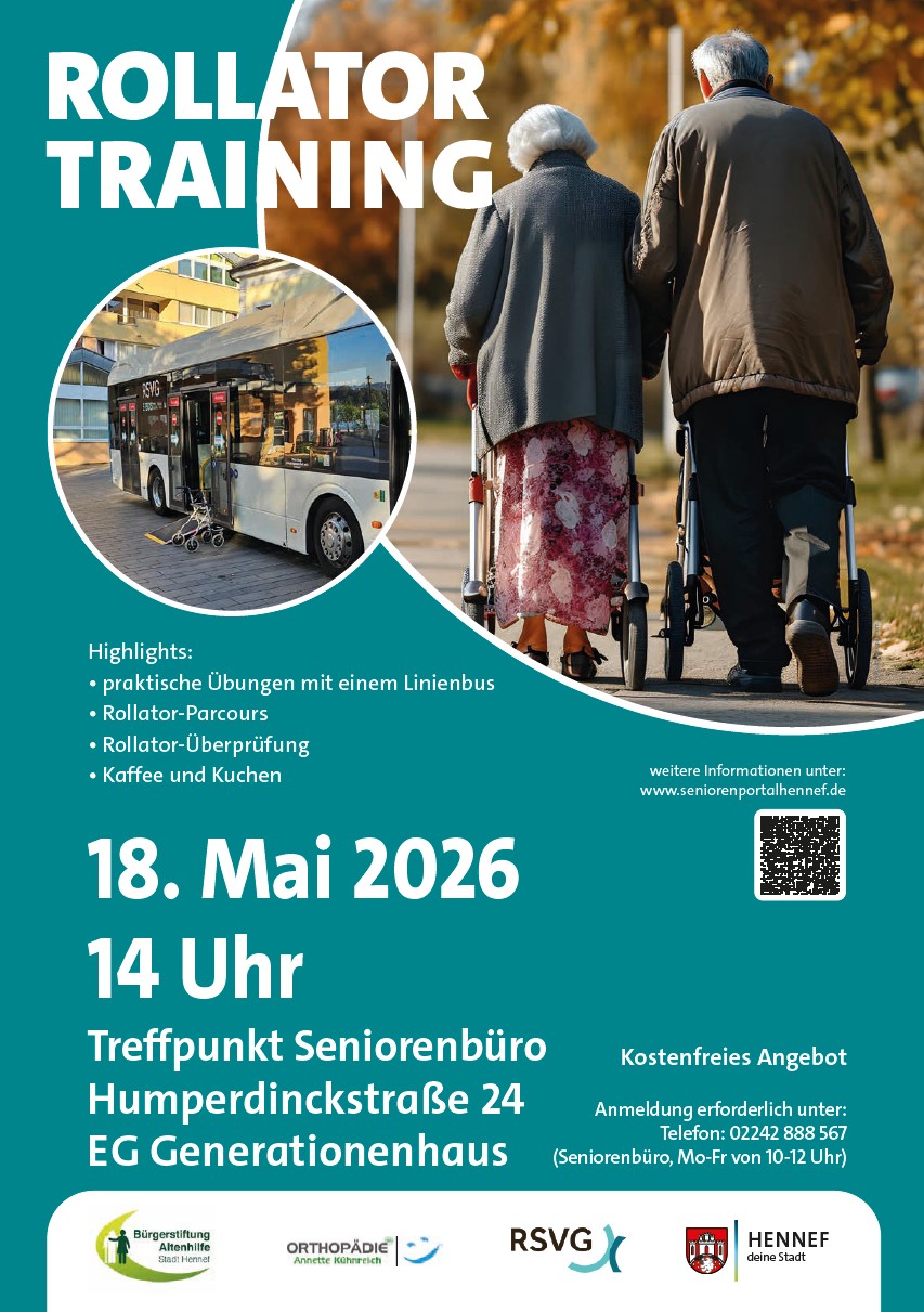 Plakat Rollatortraining