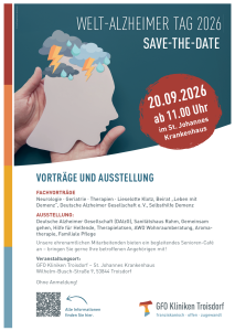 Plakat Weltalzheimertag
