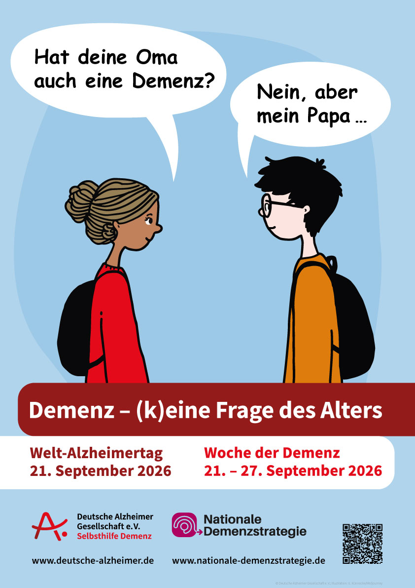 Plakat Alzheimer Tag