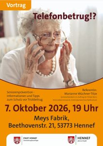 Plakat Telefonbetrug