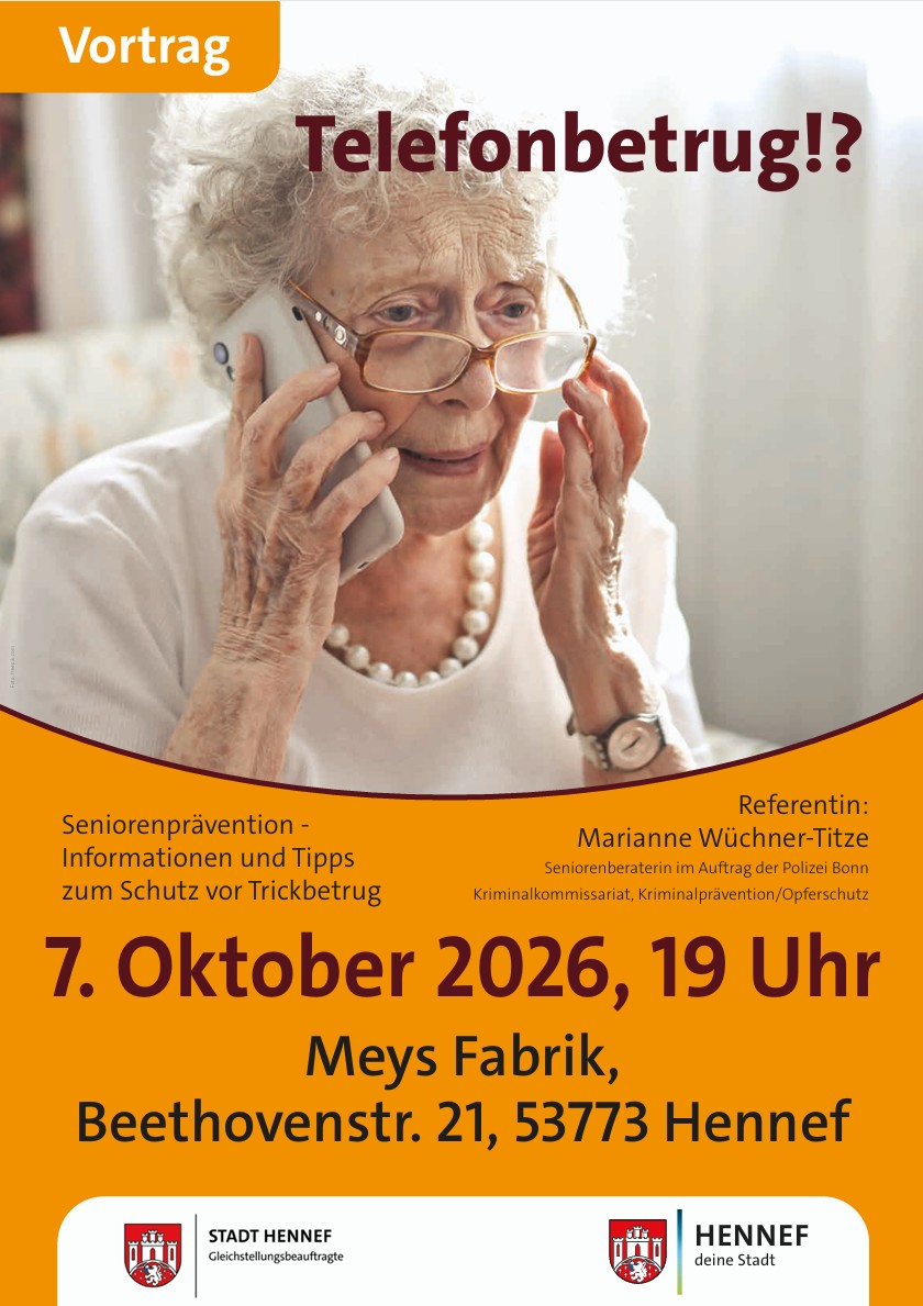 Plakat Telefonbetrug