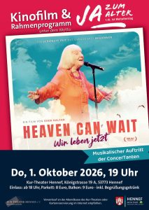 Plakat Ja zum Alter