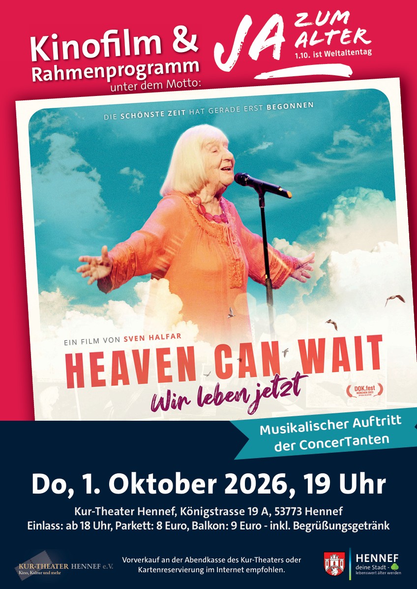 Plakat Ja zum Alter