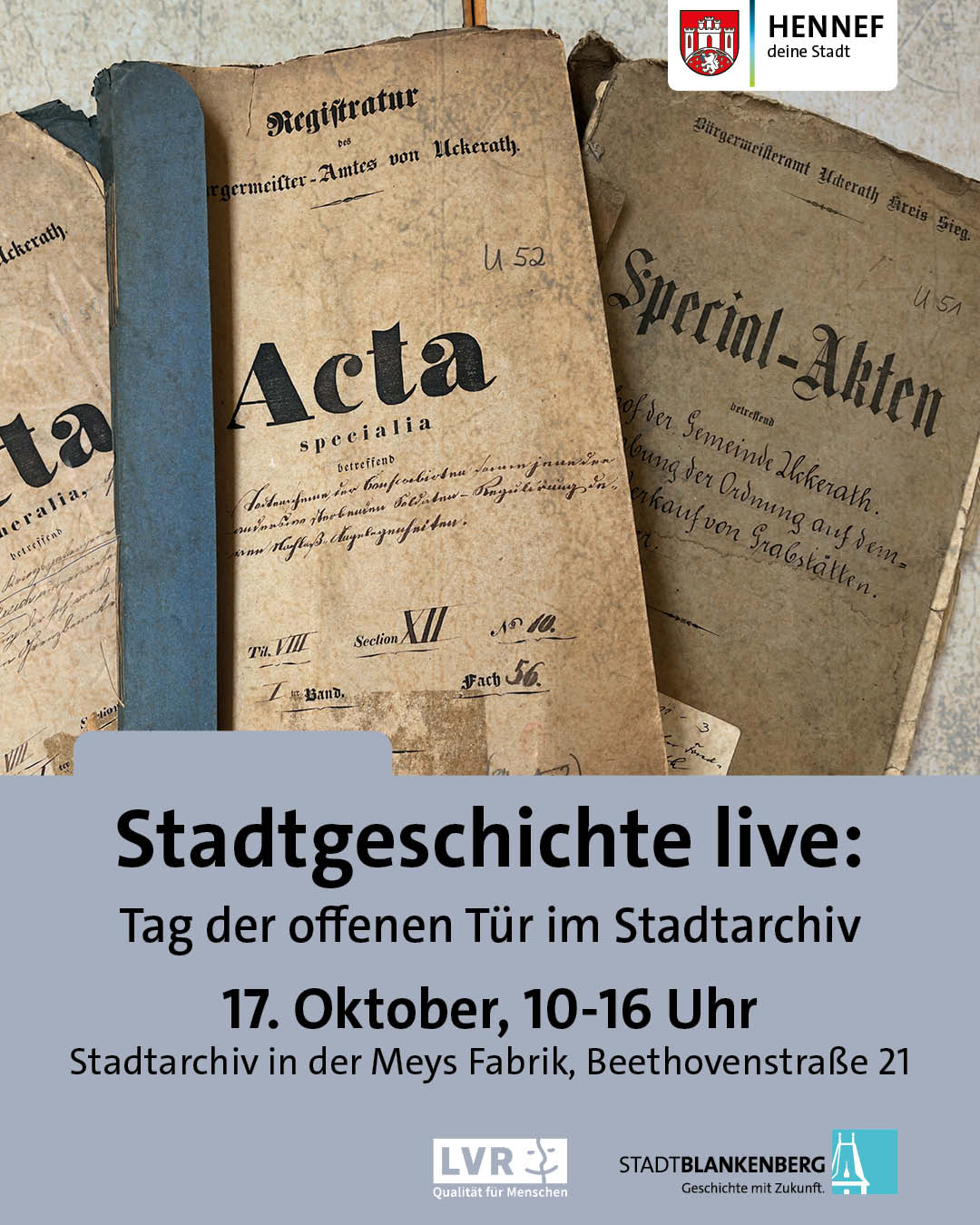Plakat Tag der offenen Tür
